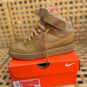 Nike Court Borough Mid 2 'Wheat' - Kids